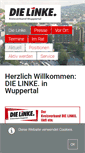 Mobile Screenshot of die-linke-wuppertal.de